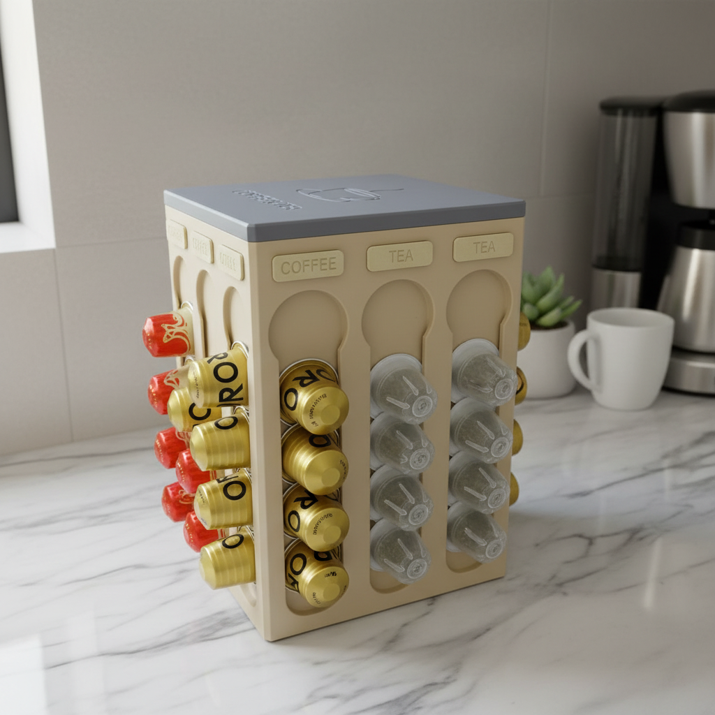 Porte-capsules compatible Nespresso – 48 capsules